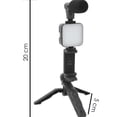 thumbnail image 4 of Tripie 3 en 1 Gadgets&Fun Video Making micrófono y luz led, 4 of 5
