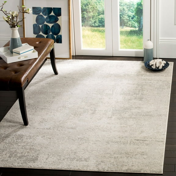 SAFAVIEH Princeton Collection PRN716A Beige / Grey Rug