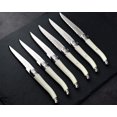 thumbnail image 3 of Laguiole Héritage - Juego de 6 cuchillos - Fabricado en Francia (blanco), 3 of 6