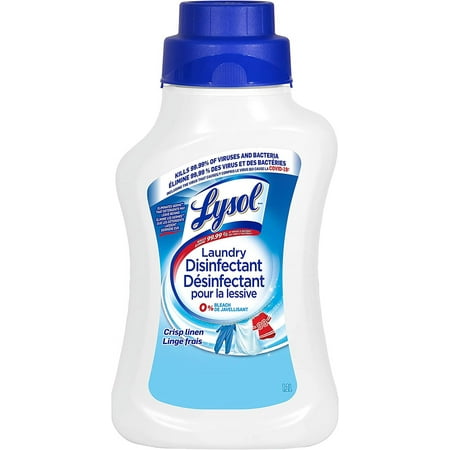 Lysol Laundry Disinfectant Crisp Linen 0% Bleach Eliminates germs