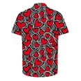 thumbnail image 4 of Styesk T-Shirts pour Homme Chemise à Col à Manches Courtes Imprimée pour la Saint-Valentin pour Homme, 4 of 5