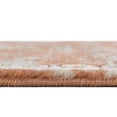 thumbnail image 5 of Unique Loom Nyla Collection Area Rug - Smile (2' x 6' Runner Salmon Pink/Black), 5 of 7