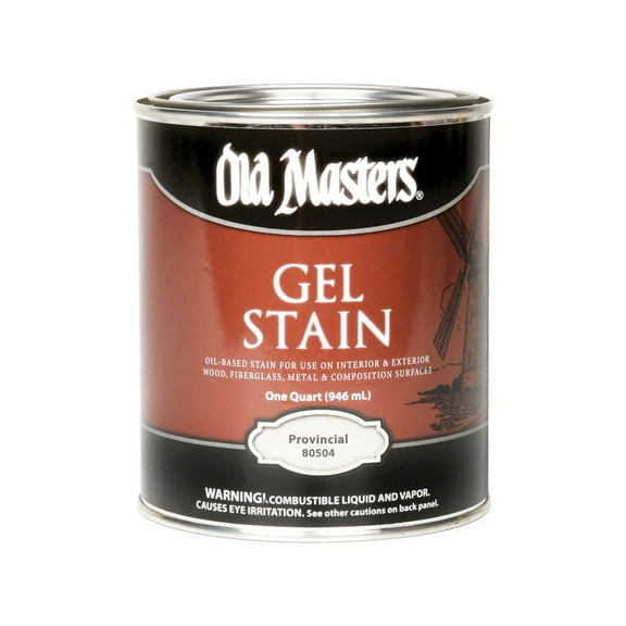 Old Masters Semi-Transparent Provincial Oil-Based Alkyd Gel Stain 1 qt