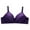 Purples, variant on Bigersell Wireless Bras for Women Lace V-Neck Push up Bra No Underwire Womens Full Figure T-Shirt Bra Comfort Soft Cup Breathable Padded Bralette, B12-17, Beige, S