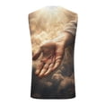 thumbnail image 4 of Men's Easter Cross Print Tank Tops – Sleeveless Crew Neck Casual Shirts for Spring Summer Holiday Spring Casual Cross Print Top, 4 of 4