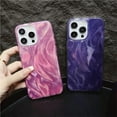 thumbnail image 4 of Feather Yarn Laser Aesthetic Sparkling Glossy Fantasy TPU Case Compatible with iPhone Case (Black,iPhone 14), 4 of 7