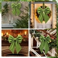 thumbnail image 6 of 22inch Velvet Bows for Christmas Tree Topper, Large Bow for Decor, Birthday Party Backdrop, Ribbon Hanging Decor for Room Backdrop Wedding Party Room Christmas Decorations(Green), 6 of 12