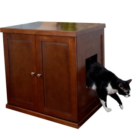 UPC: 0707321500096 | The Refined Feline Refined Litter Box  Large  Mahogany