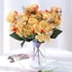 thumbnail image 4 of Ramo de flores artificiales de rosas de seda blanca, decoración del hogar for bodas, arreglo de flores de peonía falsa, 4 of 7