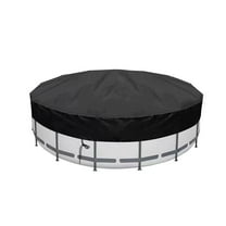 LXPAM Black Pool Cover UV for Summer, Super, 24 ft Above Ground Pools