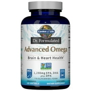 Garden of Life Dr. Formulated Advanced Omega, 180 Softgels