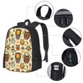thumbnail image 2 of Disketp Cute Owls Mochila Minimalista de Gran Capacidad, Mochila de Viaje para Escuela, Trabajo o Uso Diario, 2 of 4