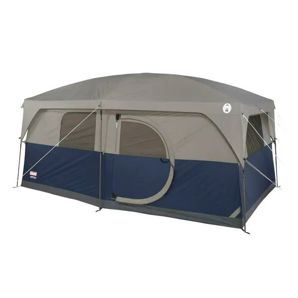 Coleman Hampton 3Season, 9Person, 2Room Camping Cabin Tent w/ Room