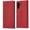 Red, variant on QLTYPRI Folio Wallet Case with Card Slot for Samsung Galaxy A16 4G/5G, Classic Matte Vintage PU Leather Kickstand Magnetic Closure Shockproof Anti-Impact Flip Cover for Galaxy A16 - Red
