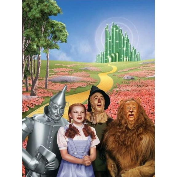 Diamond Art Painting Kits for Adults Diamond Dots Paintings, The Wizard of Oz DIY 5D Paint with Diamonds Pictures Gem Art Painting Kits DIY Adult Crafts 12"x16"