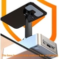 thumbnail image 6 of Wireless Induction Audio Bluetooth Speaker, 2024 Upgraded Wireless Cell Phone Stand with Induction Speaker/Power Bank/Atmosphere Light, with Colorful Ambient Light 300° Foldable (2Pcs-Black), 6 of 10