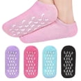 thumbnail image 5 of Silicone Heel Socks Gel Socks for moisturizing Spa Gel Socks Foot Lotion Socks Ladies Booties Spa Soften Socks Moisturizing Sock Socks for Women Repai, 5 of 5