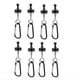 thumbnail image 3 of 8 MagnéTicos para Acampar, MosquetóN, Gancho MagnéTico Resistente, Hebillas para Tienda de CampañA en Forma de D para para Acampar al Aire Libre, Negro, 3 of 10