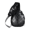 thumbnail image 2 of Prince Multi-Sport Racket Bag – Black Quilted Sling Backpack with Shoulder Pocket, 2 of 4