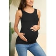 thumbnail image 4 of PARNIXS Comfy sleeveless maternity clothes,summer women's maternity Tank Top (3 pcs),L, 4 of 8