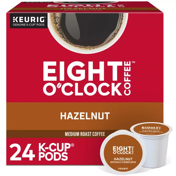 Hazelnut Coffee, Single-Serve K-Cup Pods, 24 Count