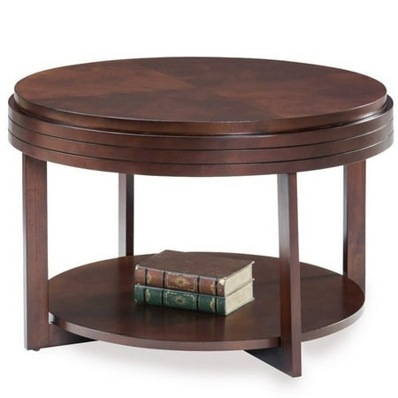 Leick Favorite Finds Round Coffee Table In Chocolate Cherry Canada Leick Favorite Finds Round Coffee Table, Round Coffee Tables Canada