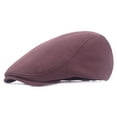 thumbnail image 2 of Visors 1 Pieces Newsboy Men's Hat Cotton Soft Stretch Fit Men Cap Cabbie Driving Hat For Men Gifts, 2 of 5