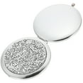 thumbnail image 2 of Shisuyan Mini Compact Mirror Round Metal Pocket Mirror Small Makeup Mirror Double-sided Pocket Mirror, 2 of 8