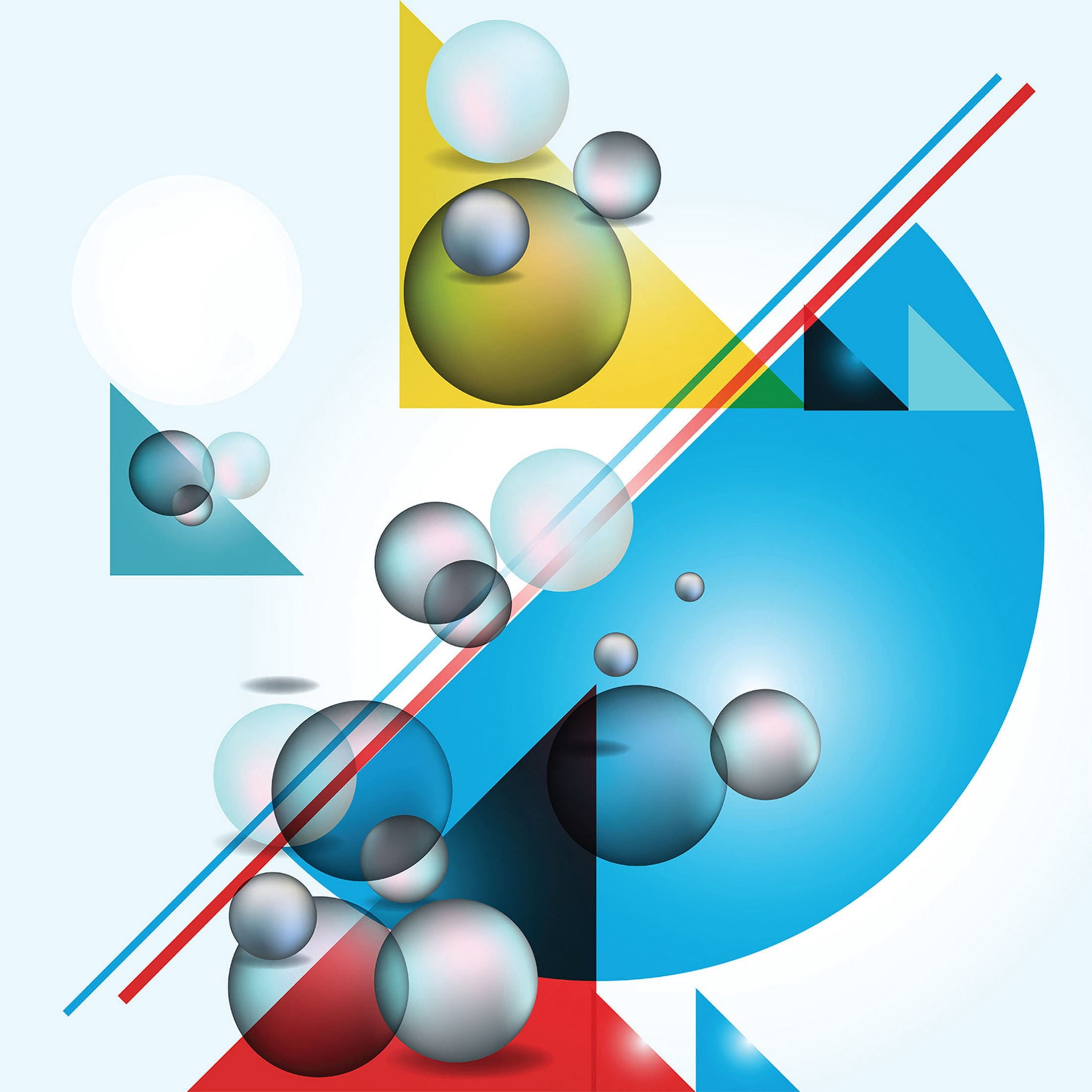 "Kinetic Design" Painting Print on Wrapped Canvas