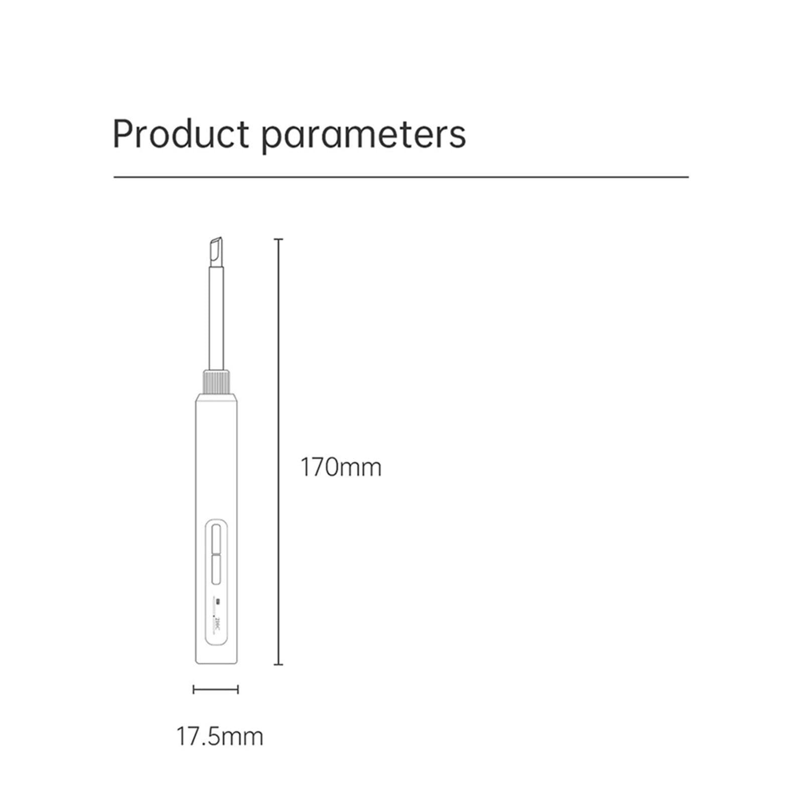 65W Intelligent Electric Soldering Iron, Aluminium Alloy Body ,OLED Display Adjustable Temperature