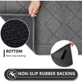 thumbnail image 4 of Indoor Doormat - 36"x59" Rubber Backing Non-Slip Mats, Absorbent Washable Entrance Doormat for Entryway, Resist Dirt Low- Inside Floor Mats for Muddy Shoes, Grey, 4 of 5