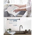 thumbnail image 5 of Blue Roses Kitchen Dish Towels for Drying Dishes Set of 2, Spring Floral Elegant Pastoral Flowers Botanical Waffle Weave Microfiber Hand Tea Bathroom Towels Quick Dry & Absorbent Towel 12x12, 5 of 7
