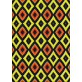 thumbnail image 1 of Ahgly Company Indoor Rectangle Patterned Black Brown Novelty Area Rugs, 3' x 5', 1 of 6