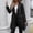 Black, variant on JNGSA Womens 2023 Fashion Fall Lapel Collar Buttons Blazer Jackets for Women Business Casual Long Sleeved Medium Length Coat Black L