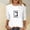 Red, variant on HCYSFG Women Casual Shirt 3/4 Sleeve Crew Neck Mahjong Graphic Print Slim Fit Daily Wear Summer Breathable Soft Tee Comfort Unique Classic Top