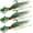 1oz-3PCS-Green/White, variant on Bucktail Jig Saltwater Fishing Lure 1oz-3pcs Jig Head Fluke Lures for Striped Bass Walleye Snook Rockfish Redfish