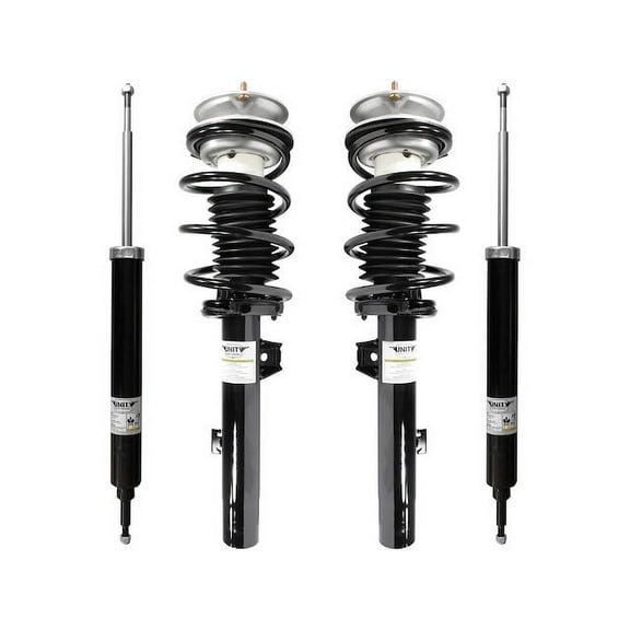 Front and Rear Suspension Strut and Shock Absorber Assembly Kit - Compatible with 2006 BMW 325i Sedan