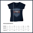 thumbnail image 7 of Ford Mustang Boss 302 Women's V-Neck T-shirt American Muscle Car Fan Performance Racing Road Runner V8 1969 2012 Tee, 7 of 7