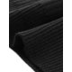 thumbnail image 5 of Chaleco de suéter de cuello en V para mujer INSPIRE CHIC, sin mangas, acanalado, con abertura, elástico, básico, casual, top de verano, color negro, 5 of 6