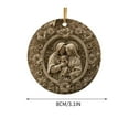 thumbnail image 3 of Holloyiver Christmas Easter Nativity Scene Ornaments, Christmas Acrylic 3D Hanging Ornament Pendant for Xmas Tree Birth of Jesus Christian Decor Religious Gift for Family Friends and Christian, 3 of 7