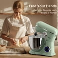 thumbnail image 5 of CEBORY 3-IN-1 Stand Mixer, 6.5 QT Tilt-Head 10-Speed Food Mixer, Kitchen Electric Mixer with Dough Hook, Beater, Whisk, Bowl for Most Home Cooks, 5 of 6