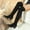 #053-Black, variant on Women's Winter New Retro Over-The-Knee High Heel Boots - Comfortable Chunky Heel Tall Boots with Solid Color Design for Trendy Outfit