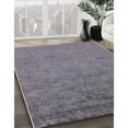thumbnail image 2 of Ahgly Company Indoor Square Mid-Century Modern Purple Oriental Area Rugs, 5' Square, 2 of 6