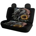 thumbnail image 2 of Pzuqiu Car Seat Cover Non Slip, Compatible with Sedan Seats SUV Seats, Car Decoration Full Set Fit for Truck Sedans Easy to Install, American Flag Elephant, 2 of 10