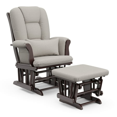UPC: 0056927091935 | Storkcraft Tuscany Nursery Glider & Ottoman Espresso with Taupe Swirl