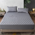 thumbnail image 1 of Splashproof Laminated Bed Hat Diaper Sheet Mattress Protector No Dusting Bed Cover, 1 of 6