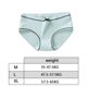 thumbnail image 5 of Qarigey Ropa interior Sexy elástica para mujer, calzoncillos de algodón para niña, bragas transpirables que absorben la humedad, ropa Ropa interior verde claro SG, 5 of 6