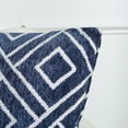 thumbnail image 3 of SAFAVIEH Triska Diamond Pillow, 18" x 18", Navy, 3 of 5