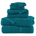 thumbnail image 2 of Juego de toallas LANE LINEN Luxury, 6 piezas, 100% algodón Sea Port, 2 of 9
