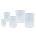 thumbnail image 2 of Lakeshore Trade Graduated Plastic Beaker Set, 5 Sizes - 50, 100, 250, 500, 1000ml, 2 of 3